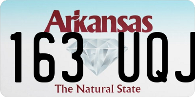 AR license plate 163UQJ