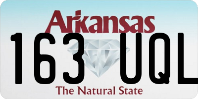AR license plate 163UQL