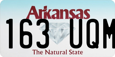 AR license plate 163UQM