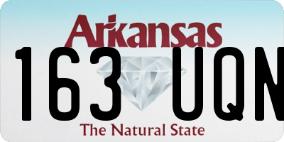AR license plate 163UQN