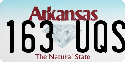 AR license plate 163UQS