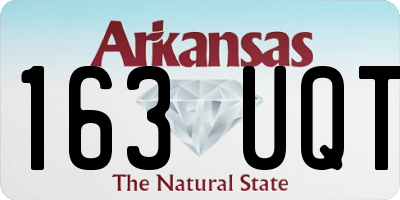 AR license plate 163UQT