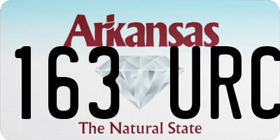 AR license plate 163URC
