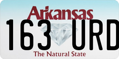 AR license plate 163URD