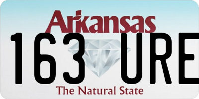 AR license plate 163URE