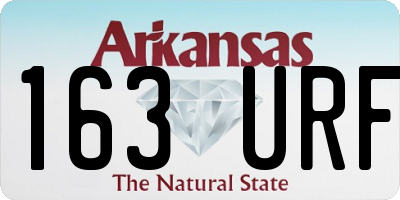 AR license plate 163URF