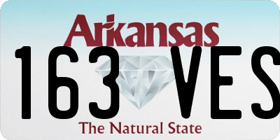 AR license plate 163VES