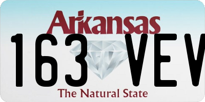 AR license plate 163VEV