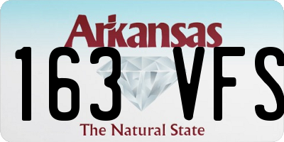 AR license plate 163VFS