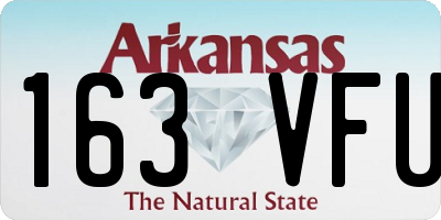 AR license plate 163VFU