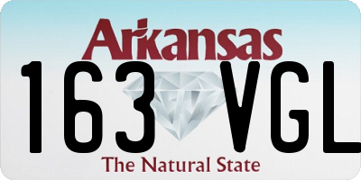 AR license plate 163VGL