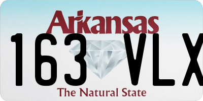 AR license plate 163VLX