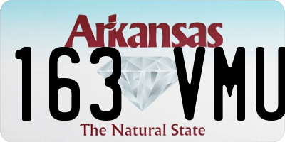 AR license plate 163VMU