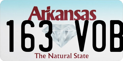AR license plate 163VOB