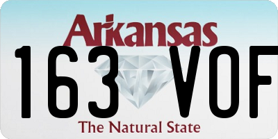 AR license plate 163VOF