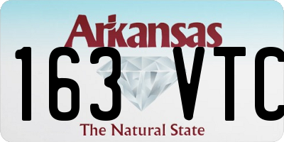 AR license plate 163VTC