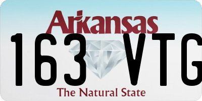 AR license plate 163VTG