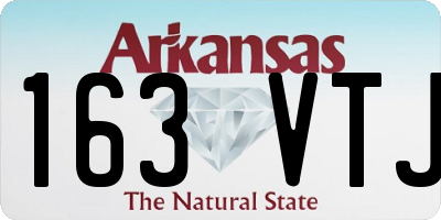 AR license plate 163VTJ