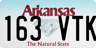 AR license plate 163VTK