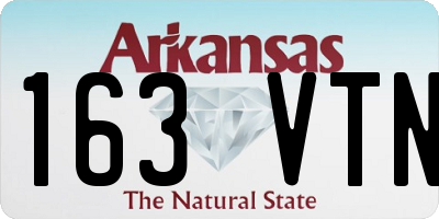 AR license plate 163VTN