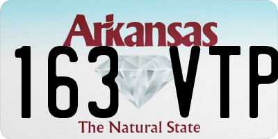AR license plate 163VTP