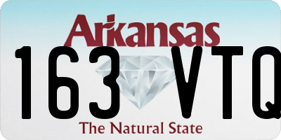 AR license plate 163VTQ