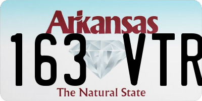 AR license plate 163VTR