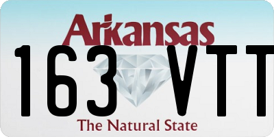 AR license plate 163VTT