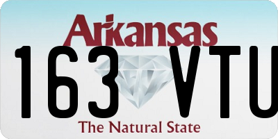 AR license plate 163VTU