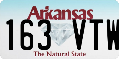 AR license plate 163VTW