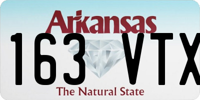 AR license plate 163VTX