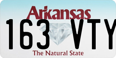 AR license plate 163VTY