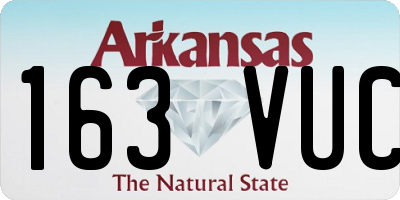 AR license plate 163VUC