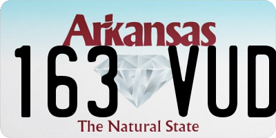 AR license plate 163VUD