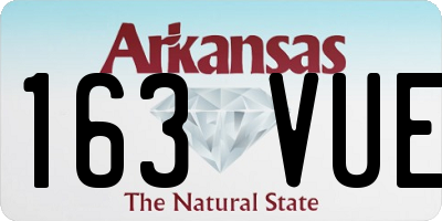 AR license plate 163VUE