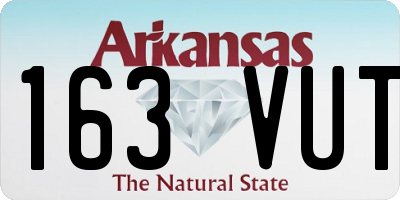 AR license plate 163VUT