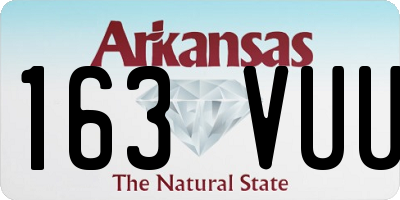 AR license plate 163VUU