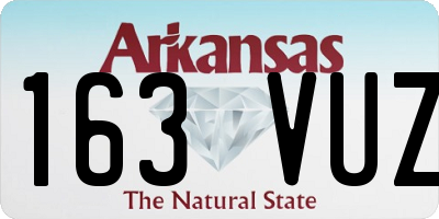 AR license plate 163VUZ