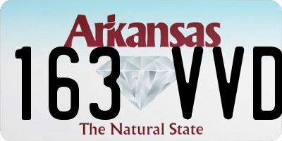 AR license plate 163VVD