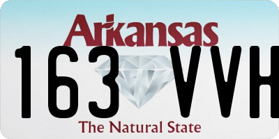 AR license plate 163VVH