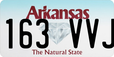 AR license plate 163VVJ