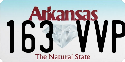 AR license plate 163VVP