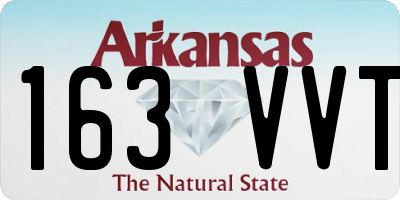 AR license plate 163VVT