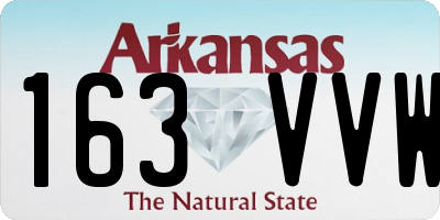 AR license plate 163VVW