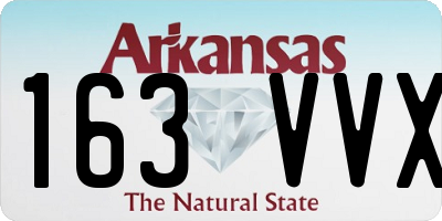 AR license plate 163VVX
