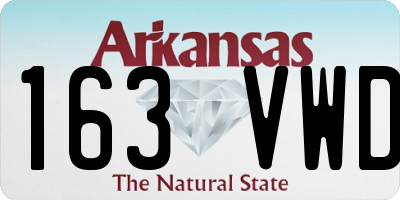 AR license plate 163VWD