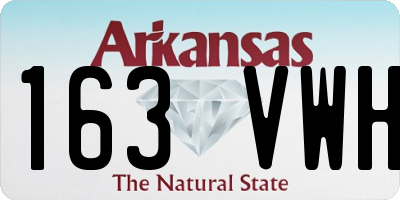 AR license plate 163VWH
