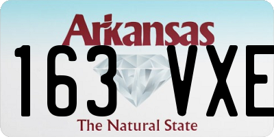 AR license plate 163VXE