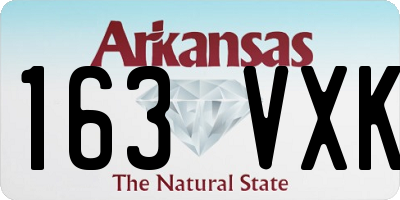 AR license plate 163VXK