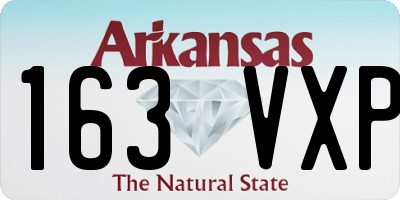 AR license plate 163VXP